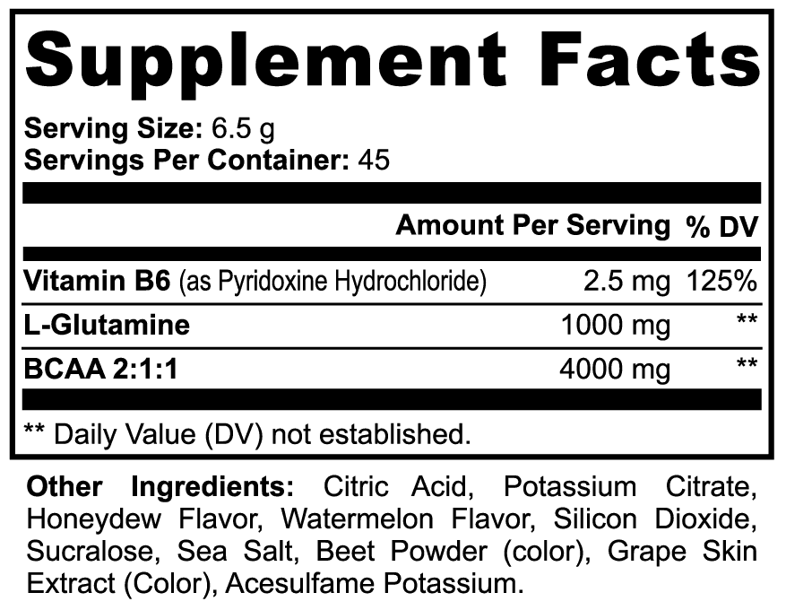 BCAA POST WORKOUT POWDER
