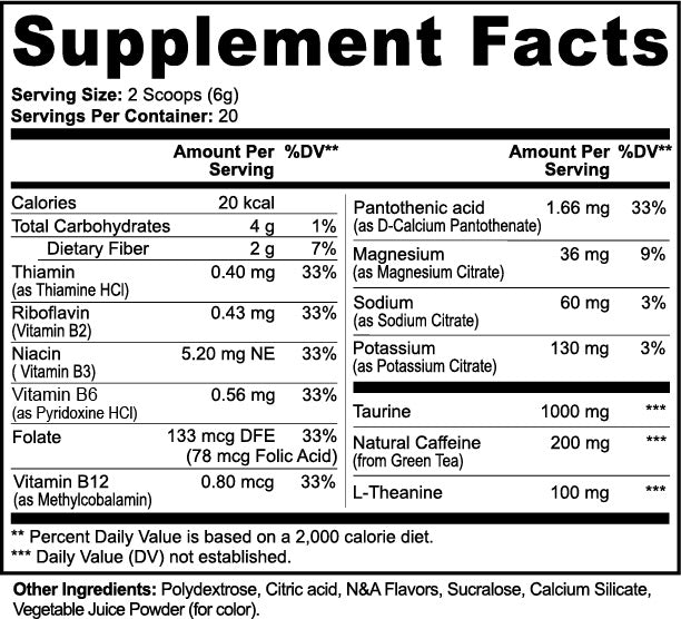 ENERGY POWDER (YUZU FLAVOR)