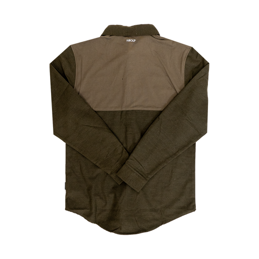 FlexTop Flannel - Solid Olive