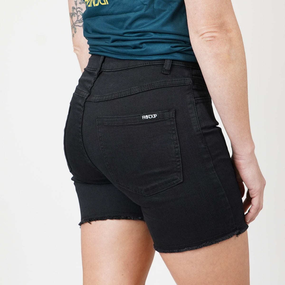 5.5" Stretch Jorts - Pure Black
