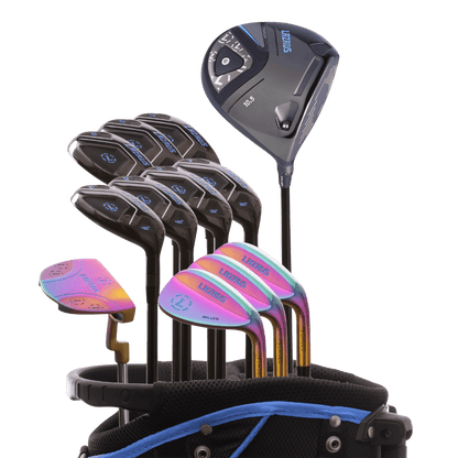 Lazrus Golf 13 pc Set - Laz2 Driver, 3 Wedges Set, Hybrids (4-PW), Putter & Bag (optional)