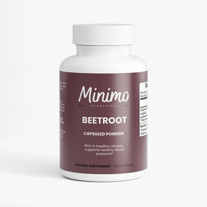 Organic Beetroot Capsuled Powder, 60 ct.