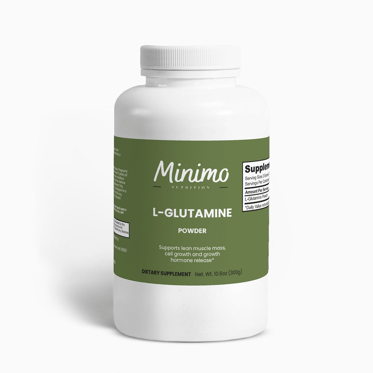 L-Glutamine Powder, 10.6 oz