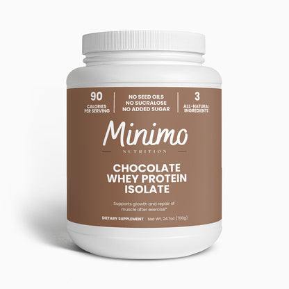 Chocolate Whey Isolate Protein Powder, 1.54 lbs