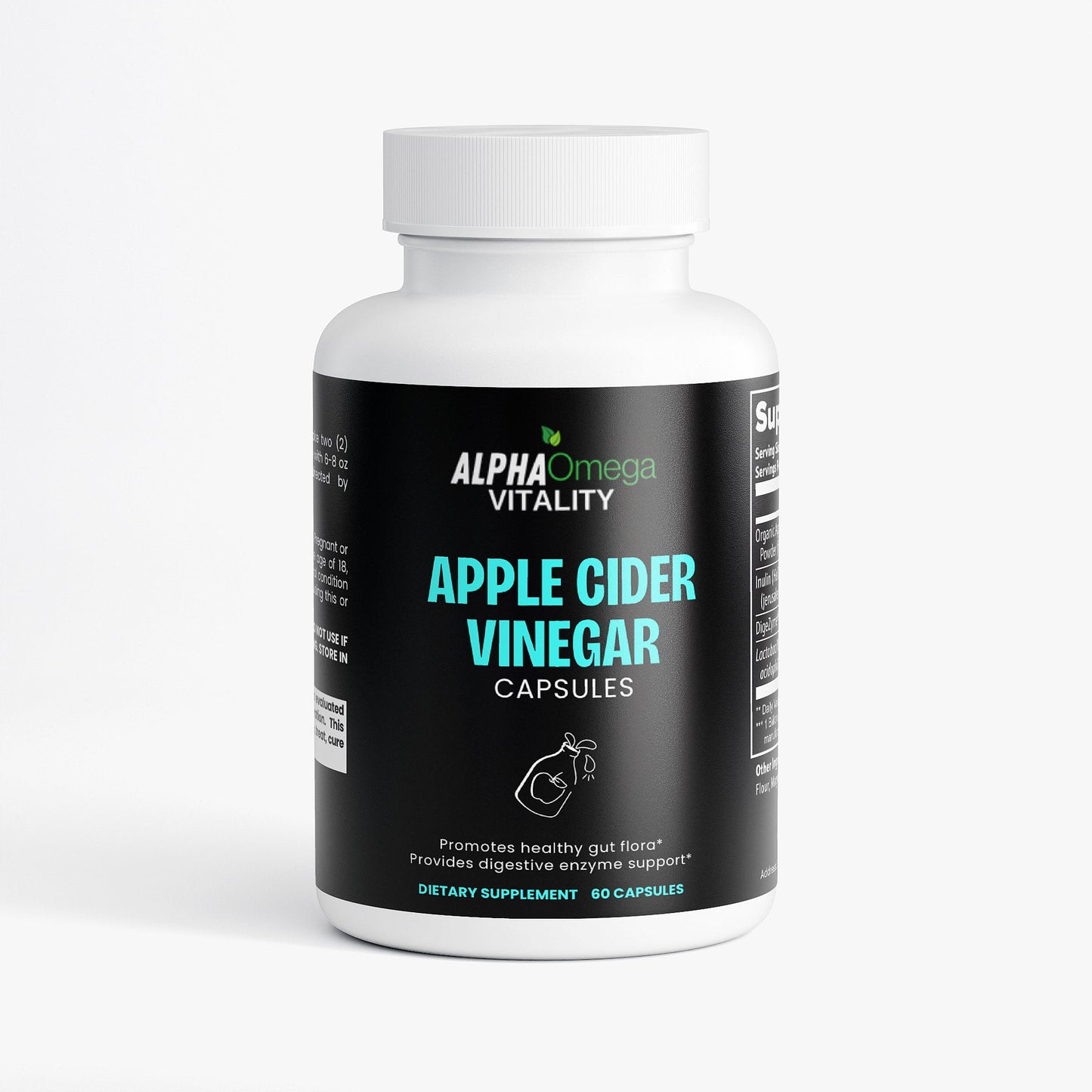 Apple Cider Vinegar Capsules – Natural Digestion & Metabolism Support