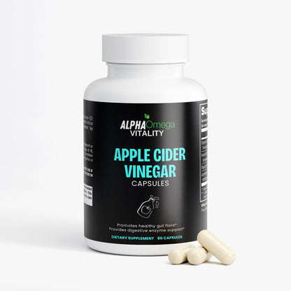 Apple Cider Vinegar Capsules – Natural Digestion & Metabolism Support