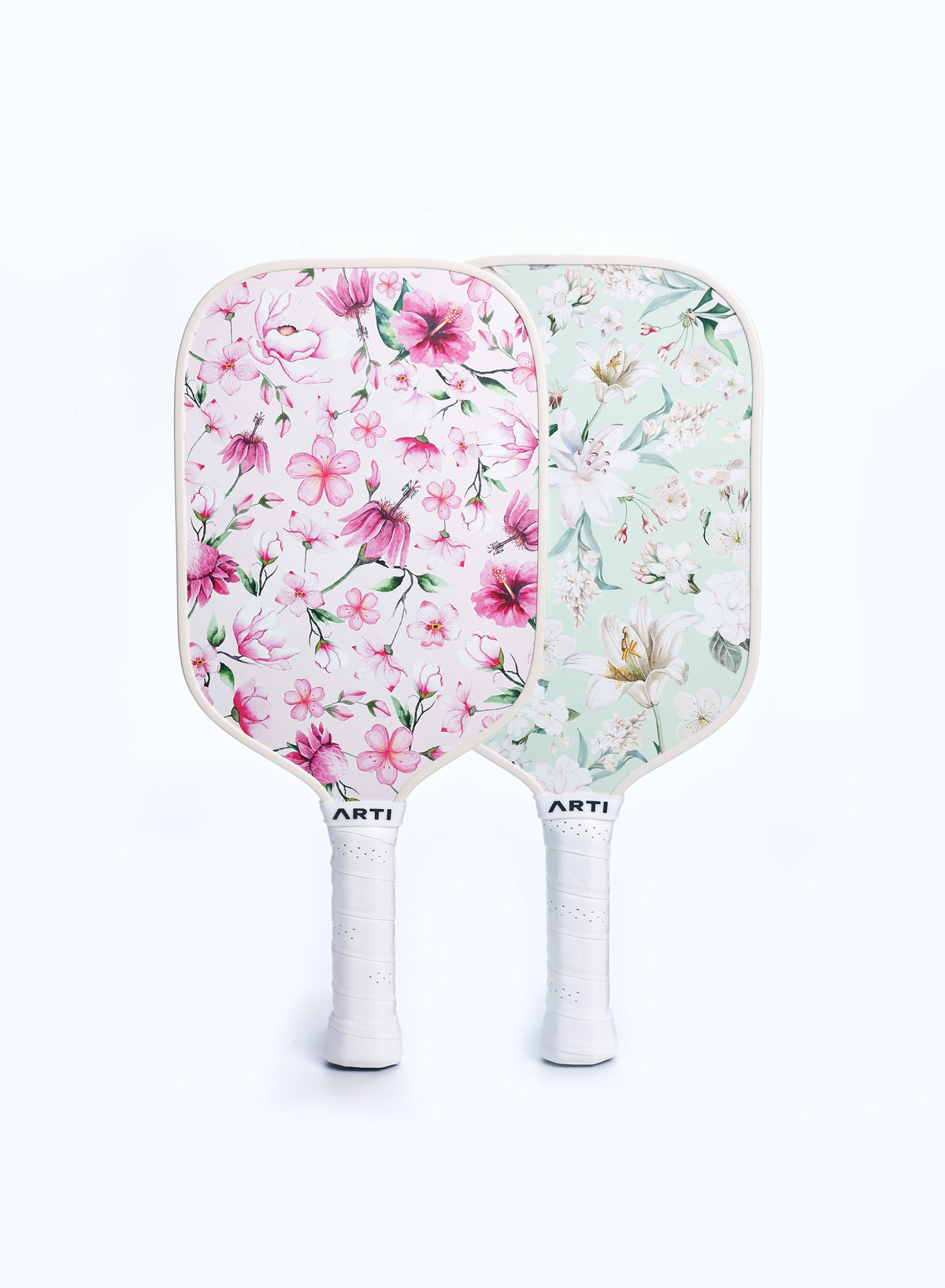 ARTI Fiberglass "Flowers" Pickleball Paddle Set