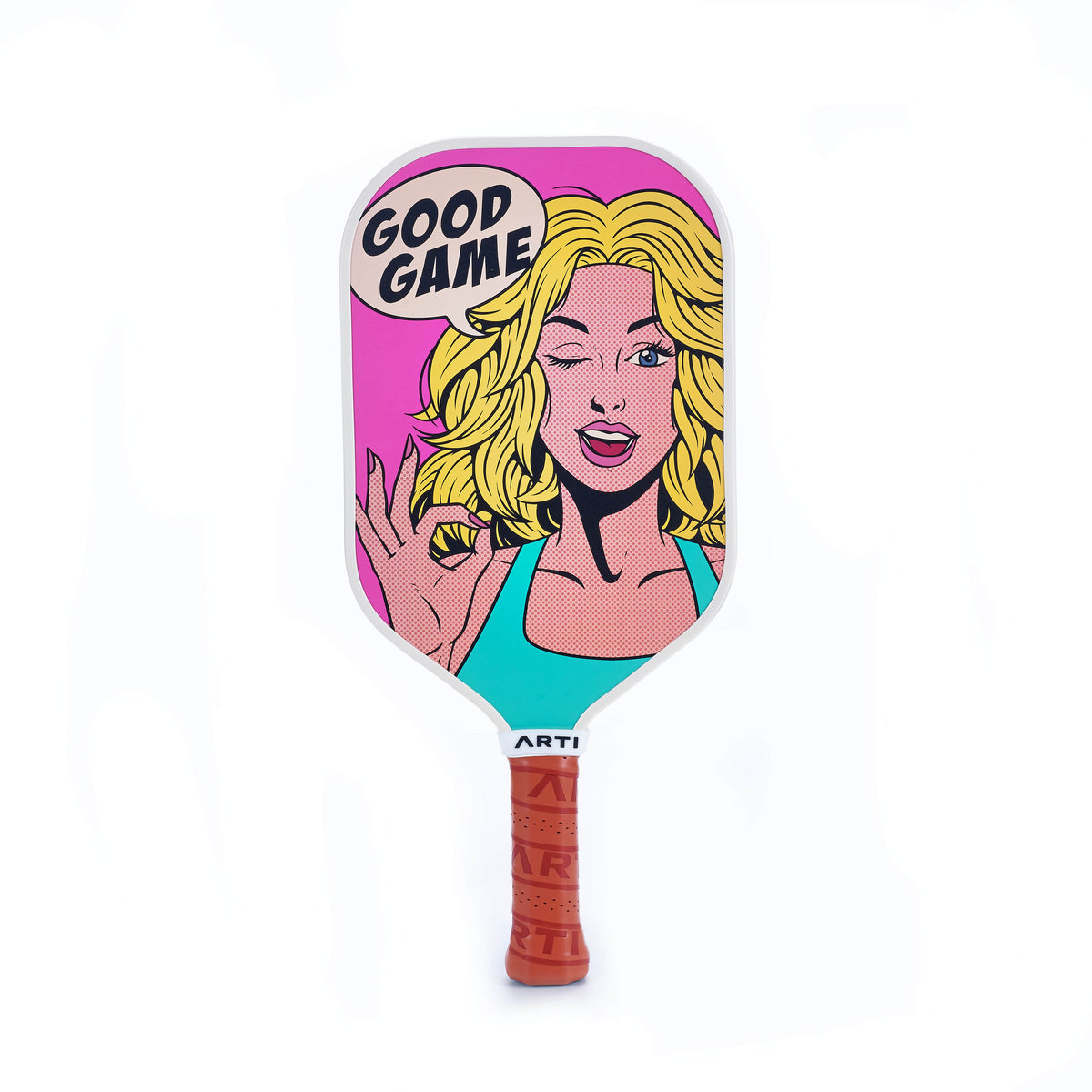ARTI Carbon Fiber Kristen & Kristy "GOOD GAME" Paddle