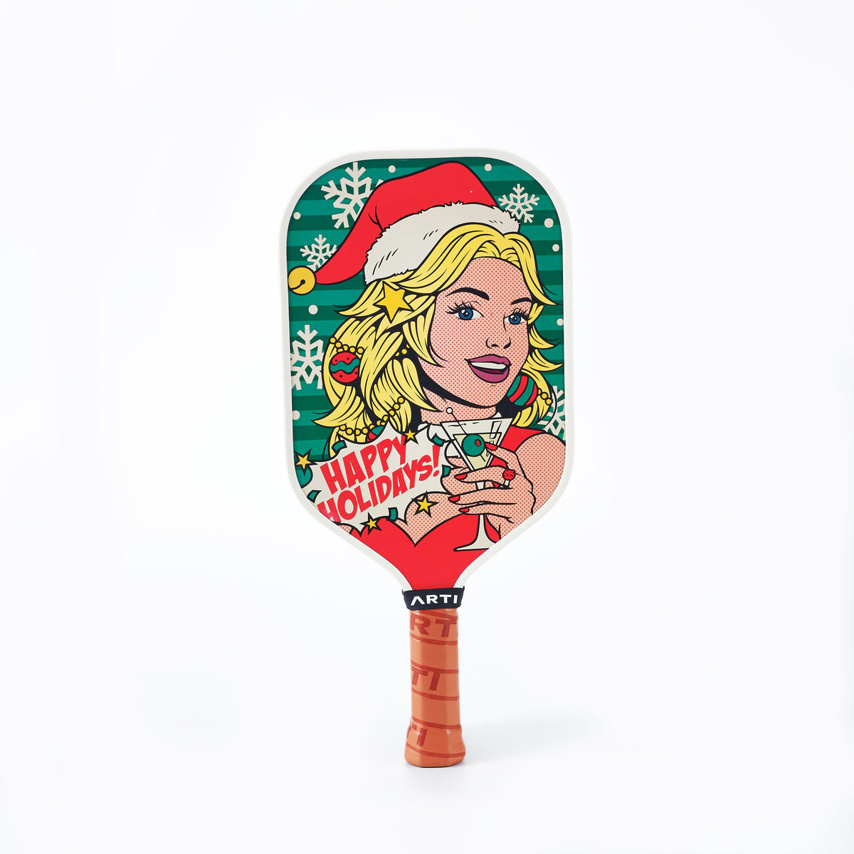 ARTI Carbon Fiber Kristen&Kristy "Happy Holidays" Paddle