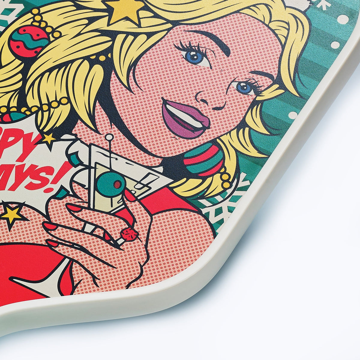 ARTI Carbon Fiber Kristen&Kristy "Happy Holidays" Paddle
