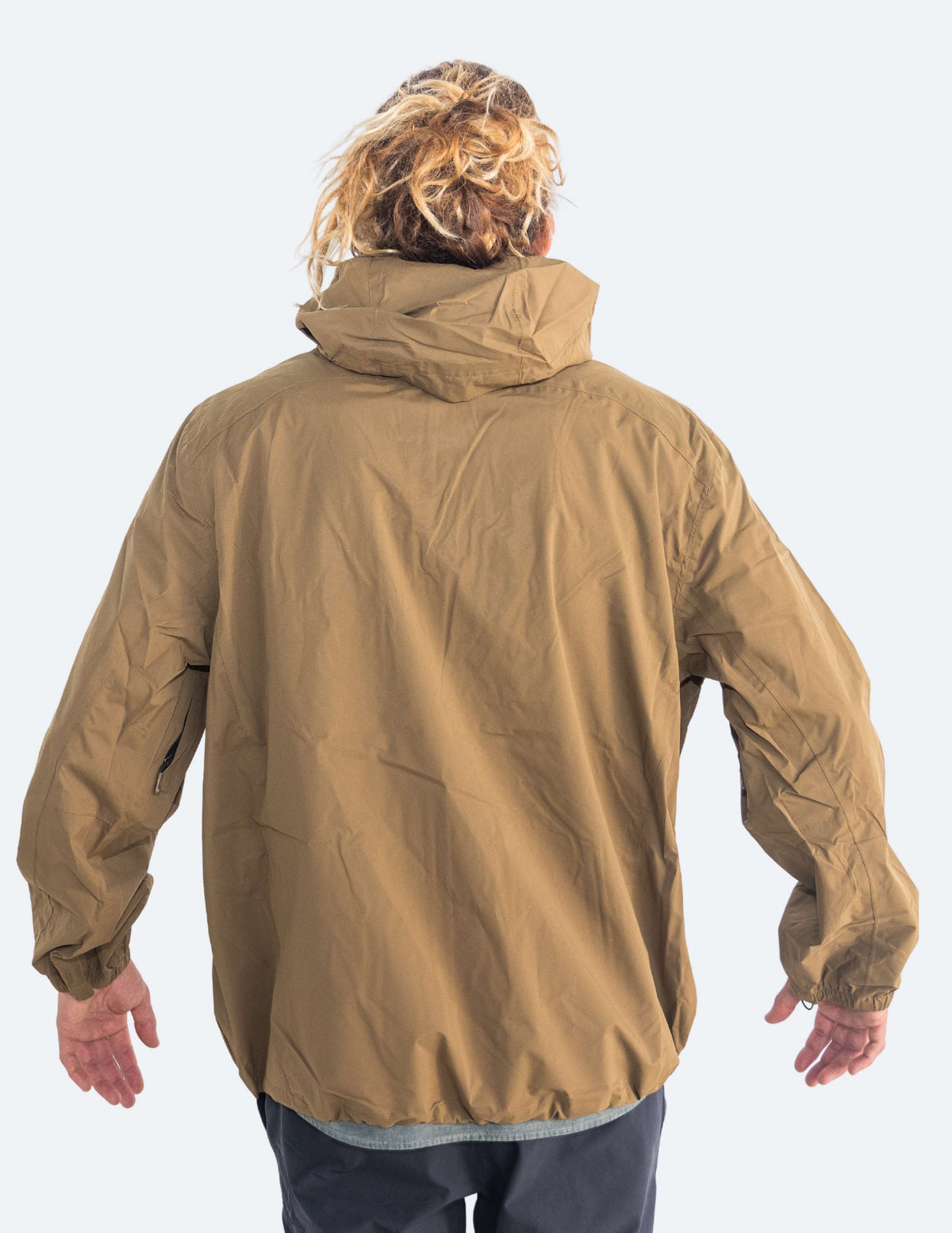Waterproof Rain Jacket With A Waterproof Pocket