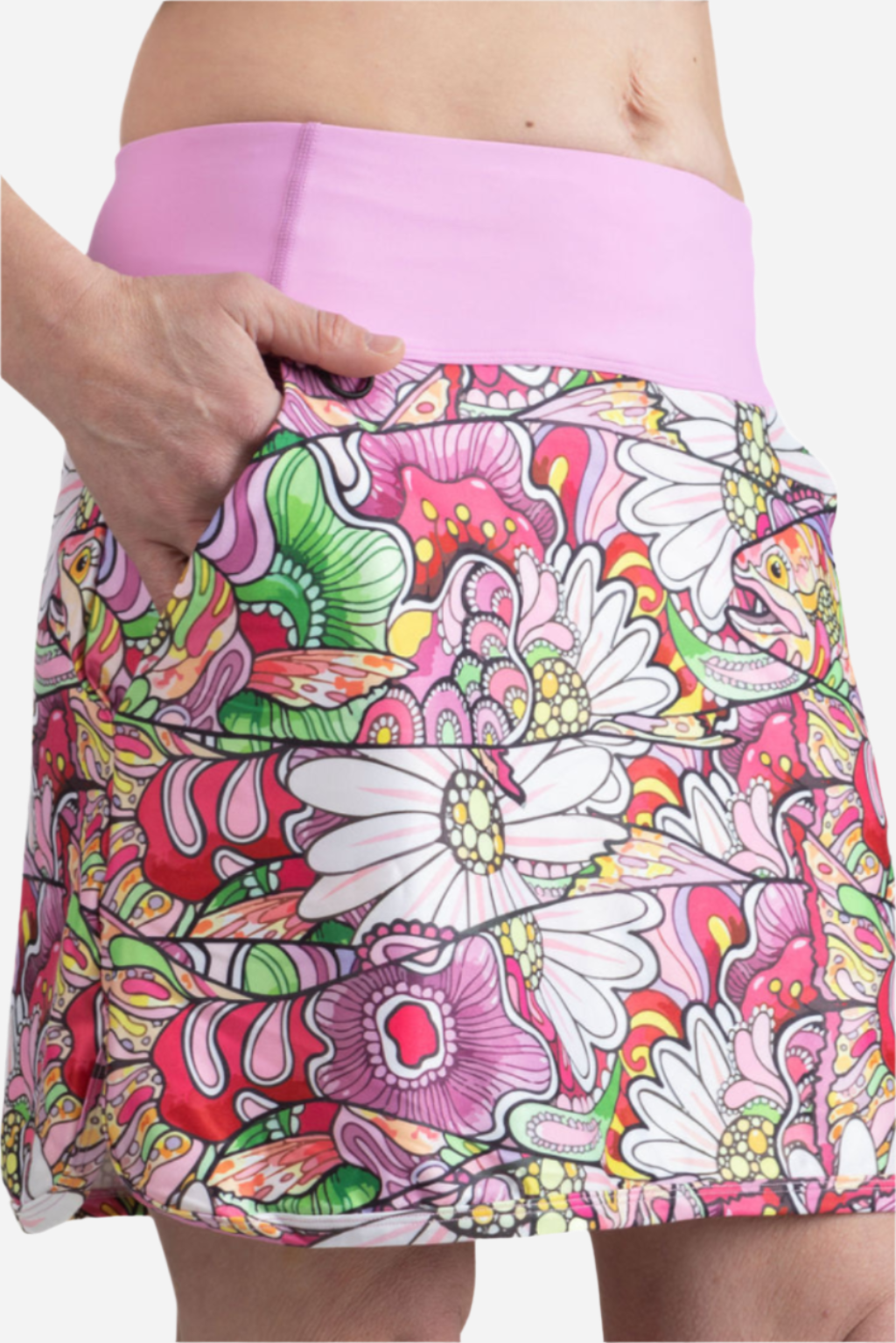 REDtro Salmon Skort