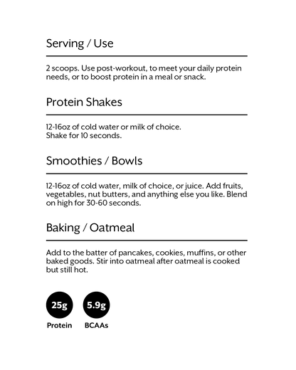 Vanilla Whey Protein Powder