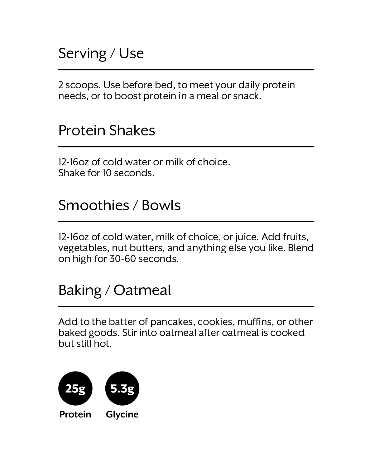 Vanilla Casein Protein Powder