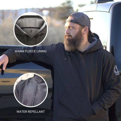 MudGear All-Weather Warrior Hoodie - Black