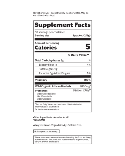 Unflavored Debloat: Prebiotic + Probiotic