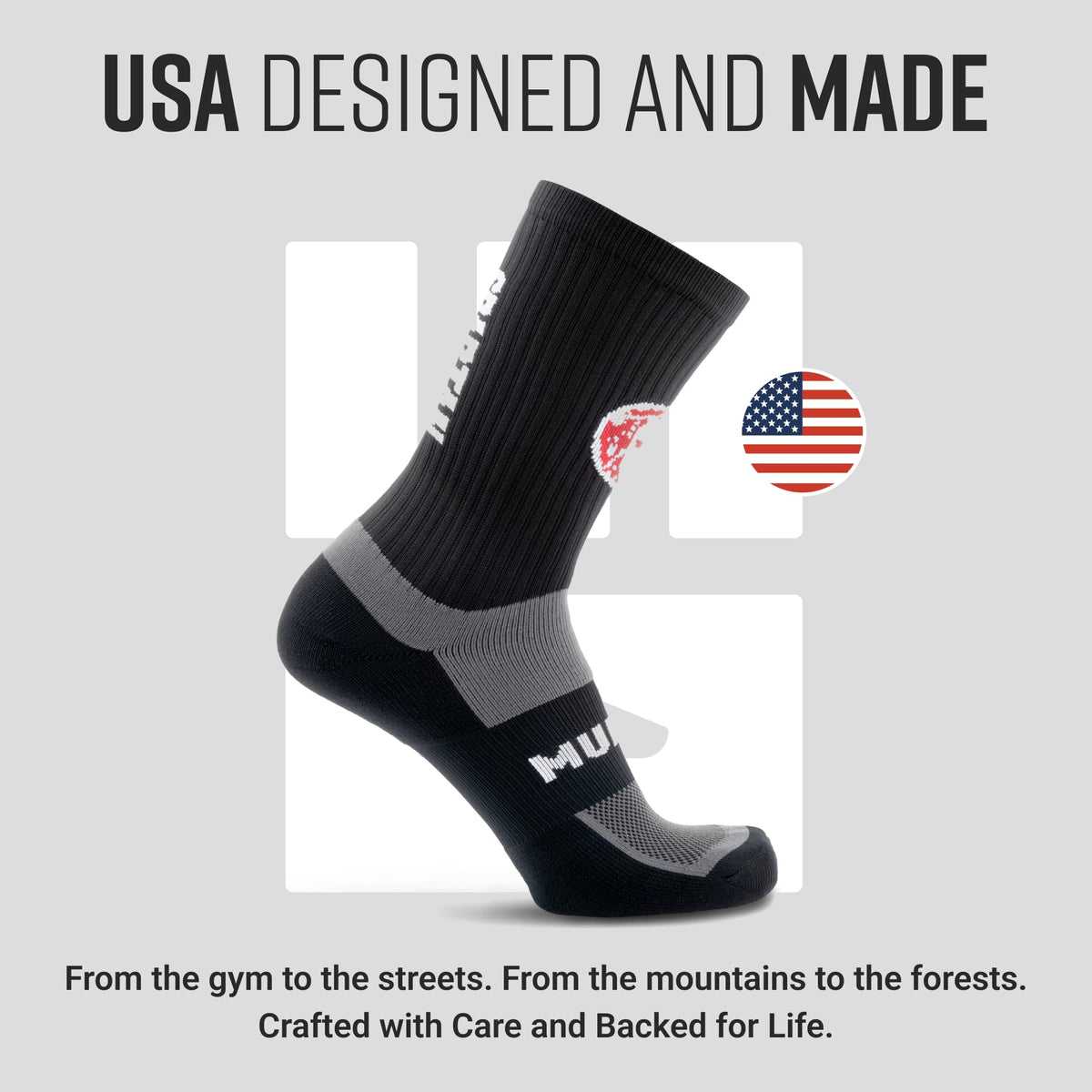 SPARTAN by MudGear Crew Height Sock