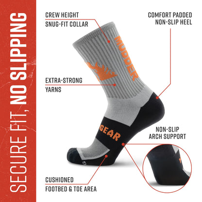 Tough Mudder by MudGear Crew Height Sock