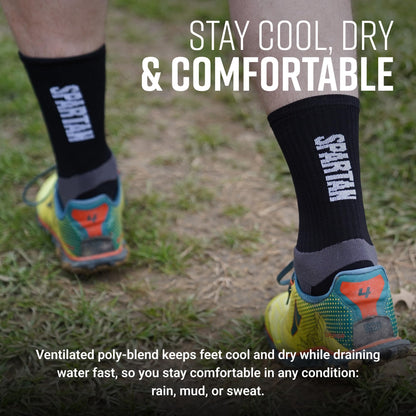 SPARTAN by MudGear Crew Height Sock