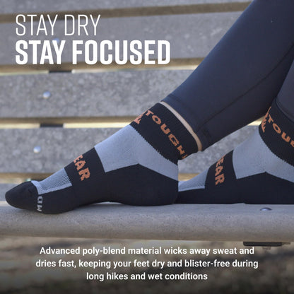 Tough Mudder by MudGear Quarter (1/4) Crew Sock