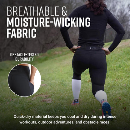 Women's Flex-Fit Compression Capri Leggings