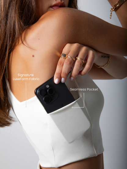 LuxeForm Functional Tank - White