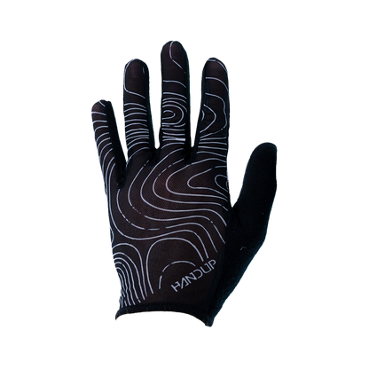 Summer LITE Gloves - Topo Map Black