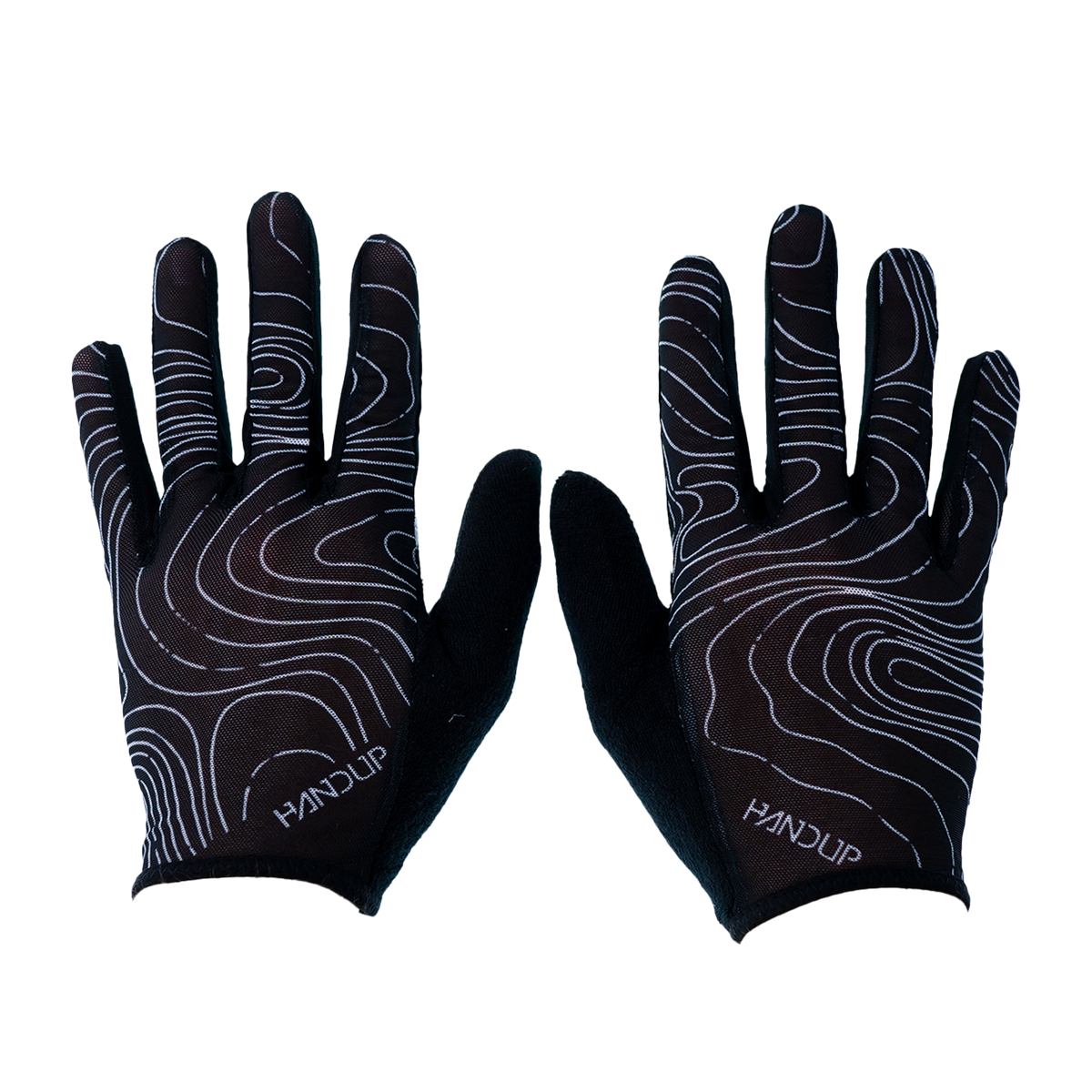 Summer LITE Gloves - Topo Map Black