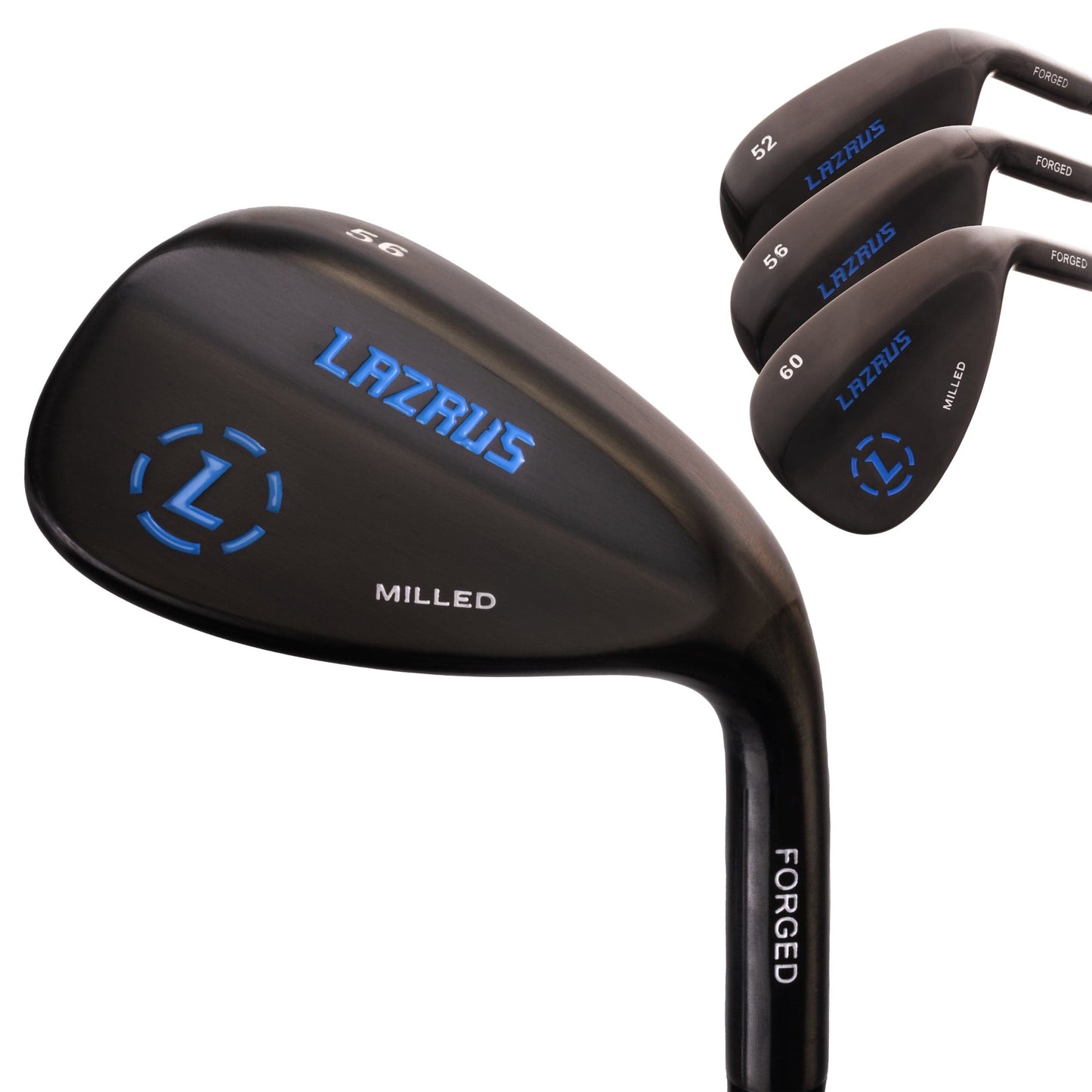 Lazrus Golf 13 pc Set - Laz2 Driver, 3 Wedges Set, Hybrids (4-PW), Putter & Bag (optional)