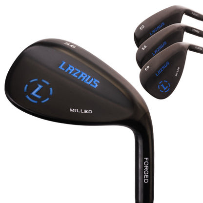 Lazrus Golf 13 pc Set - Laz2 Driver, 3 Wedges Set, Hybrids (4-PW), Putter & Bag (optional)