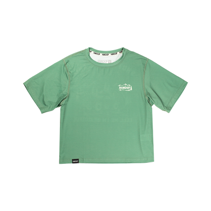 Cropped ActiviTEE - Shuttle Me Sage Green