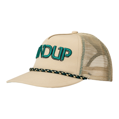 Trucker Hat - Cream/Green