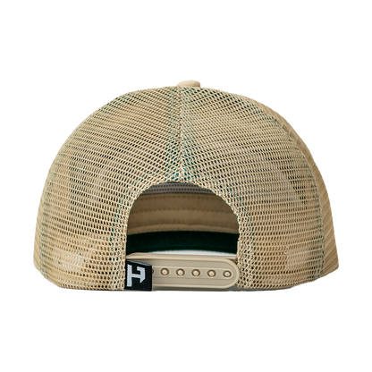 Trucker Hat - Cream/Green