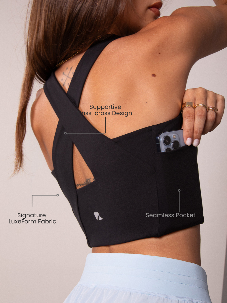 LuxeForm Functional Tank - Black