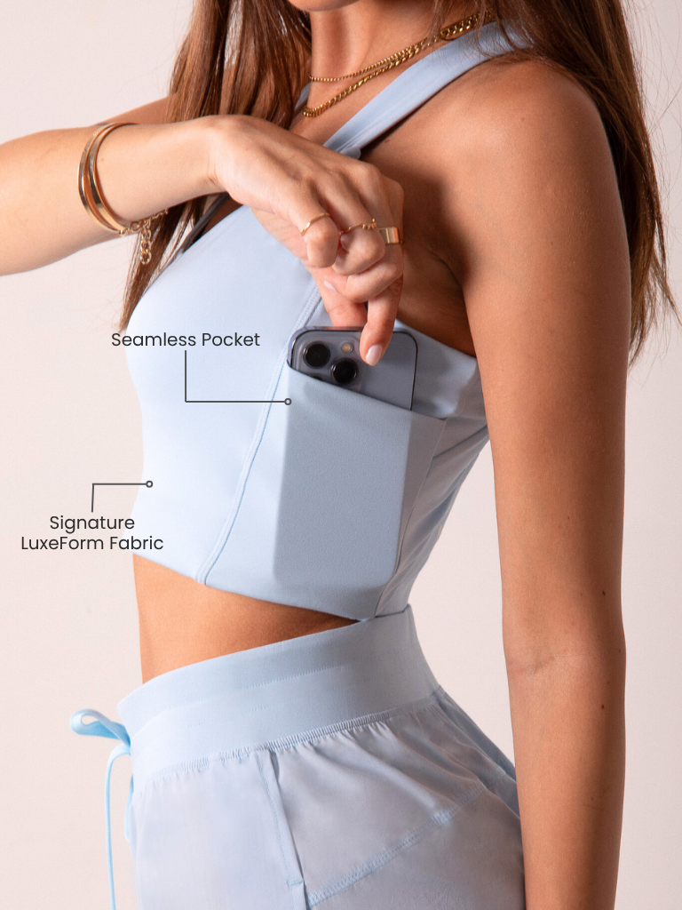 LuxeForm Functional Tank - Light Blue