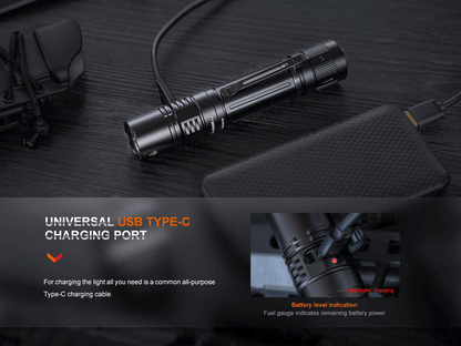 Fenix PD36R Pro 2800 Lumen Flashlight + FREE E03R V2 Keychain Light