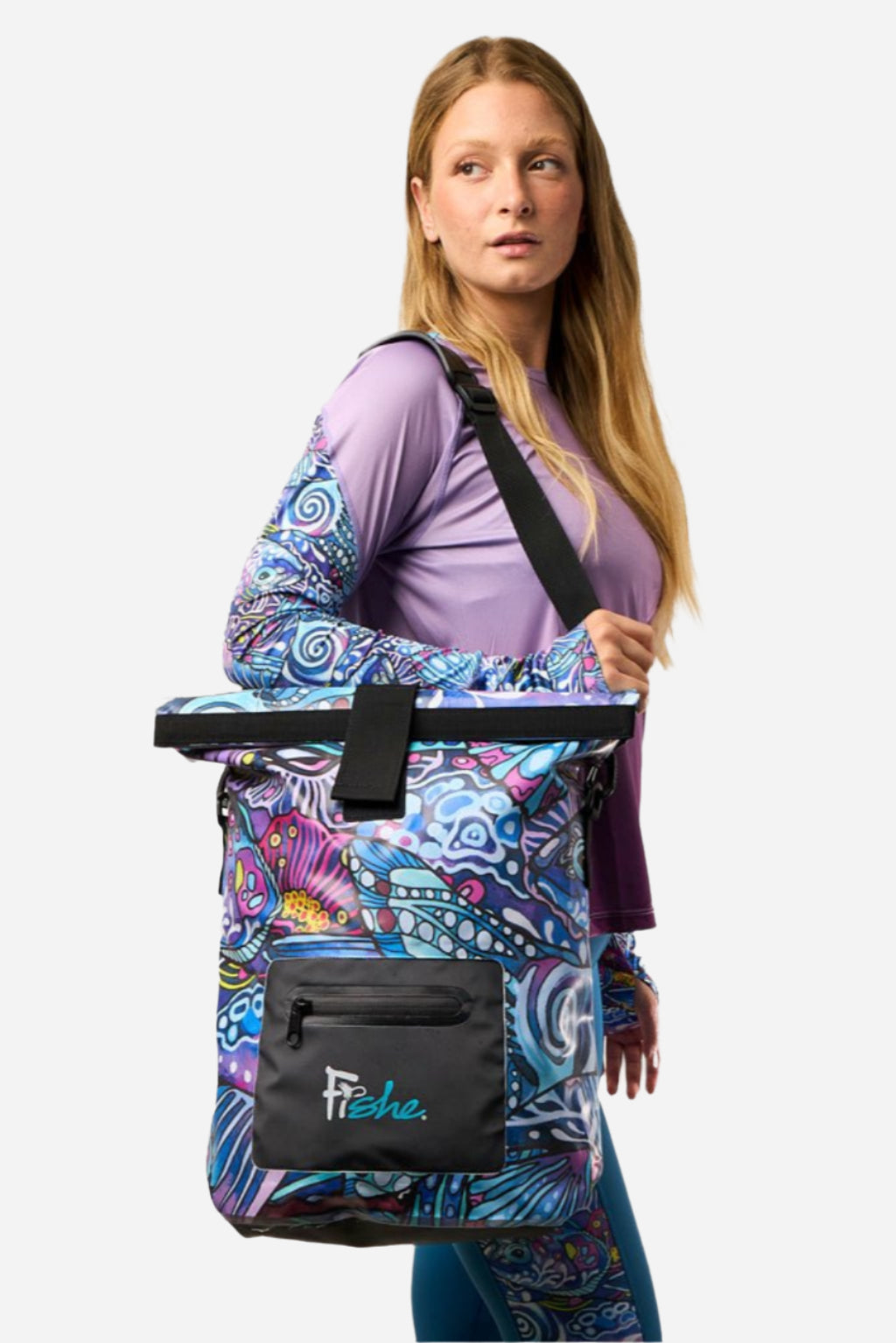 Enchanted Grayling Roll Tote Dry Bag