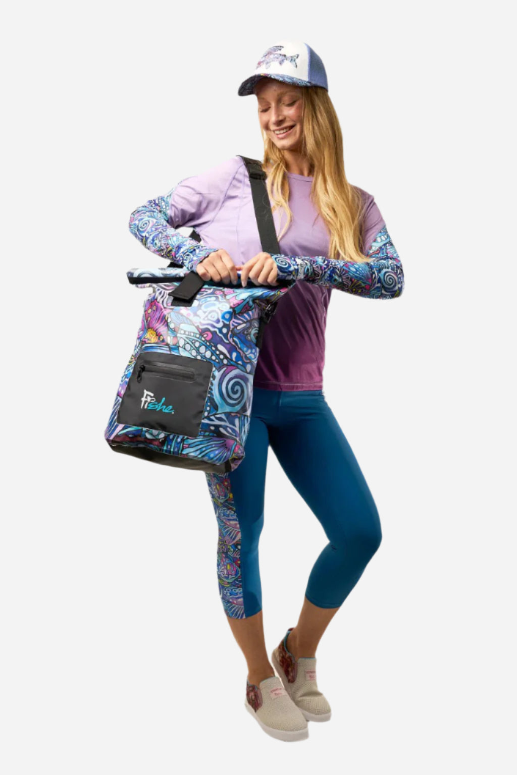 Enchanted Grayling Roll Tote Dry Bag
