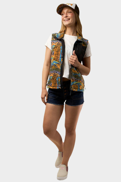Unbound Brown Fleece Vest
