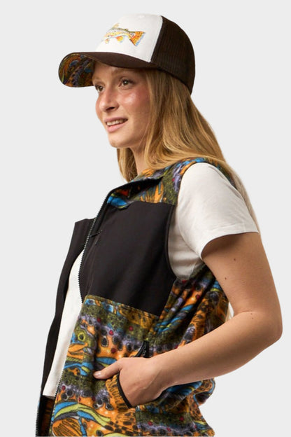 Unbound Brown Fleece Vest