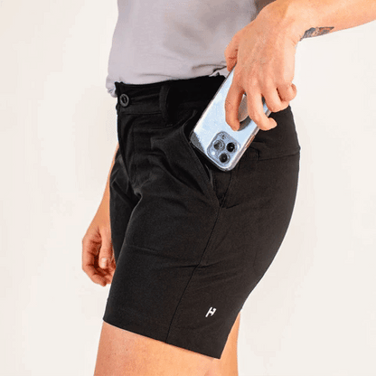 Women's Hot Lap Short  – Obsidian