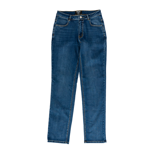 Jean Pants - Medium Wash Blue