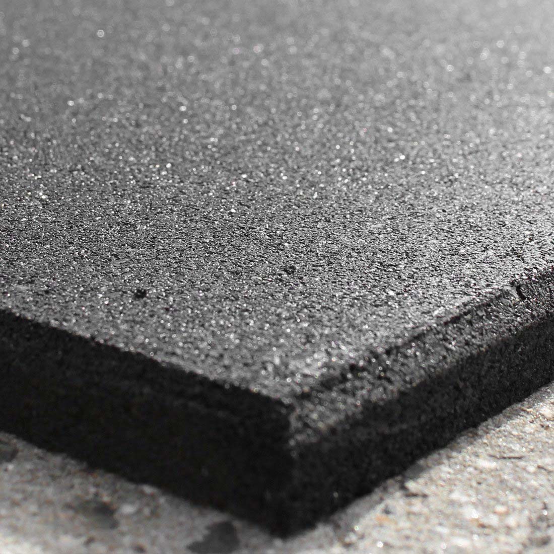 Rubber Gym Flooring Mat - 3.3ft x 3.3ft x 10 Pieces