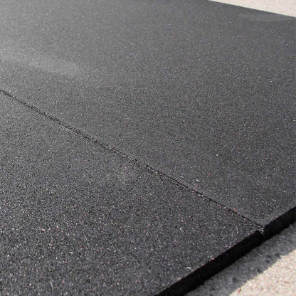 Rubber Gym Flooring Mat - 3.3ft x 3.3ft x 10 Pieces