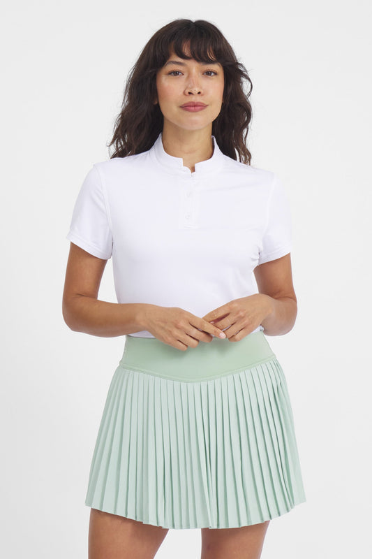 Women's Catalyst Polo | Mantra Collar | Cloud