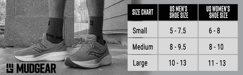 5" Crew Height Trail Running Sock (Gray/Black)