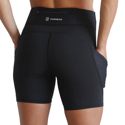 Women's Flex-Fit Compression Shorts 6-inch Inseam