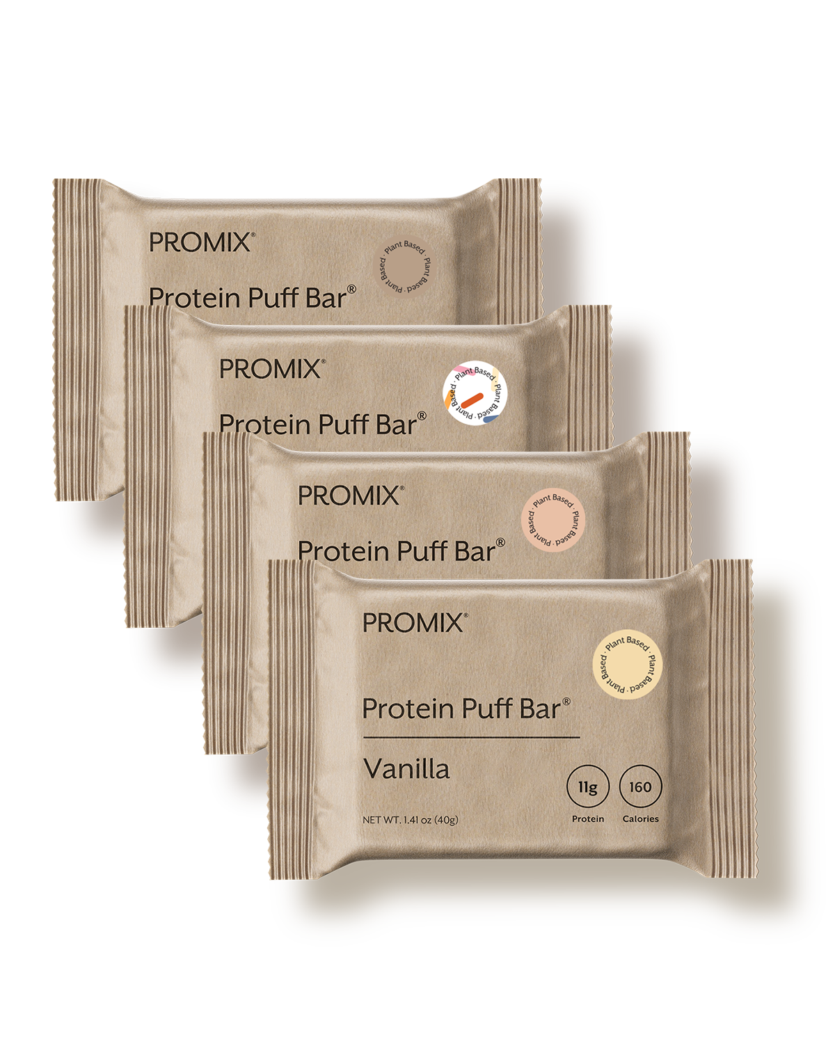 Plant Based Protein Puff Bars Variety Pack