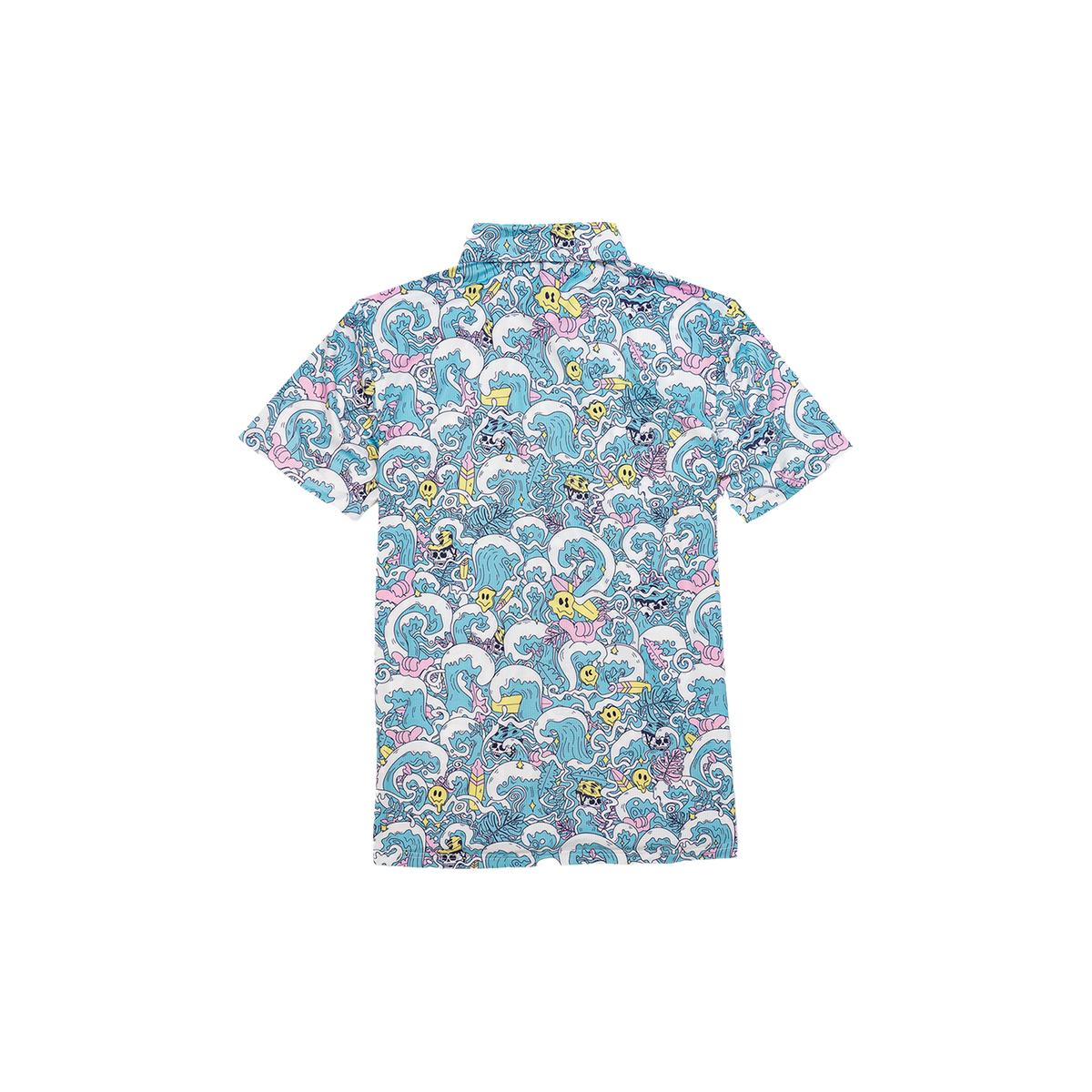 Youth FlexGRID Button Up - Ride the Wave