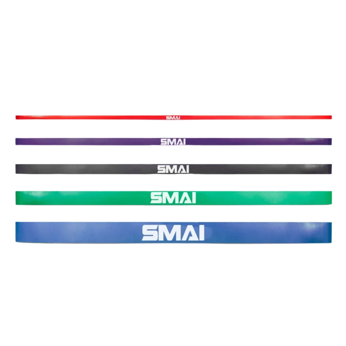 Rubber Resistance Bands - Set of 5